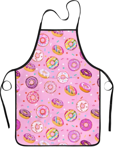 Miniatura 10 de Cute Kids Aprons for Cooking Painting Baking, Waterproof Toddler Aprons with Pockets, Art Smock for Boys Girls