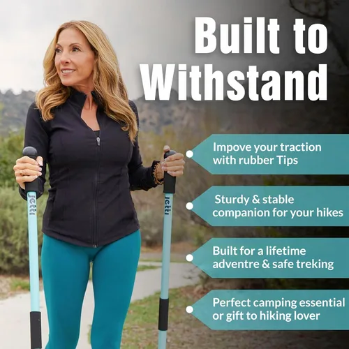 Miniatura 8 de Bastones de caminata perfectamente balanceados para entrenamientos de cuerpo completo, estabilidad mejorada y postura mejorada Incluye 2 bastones