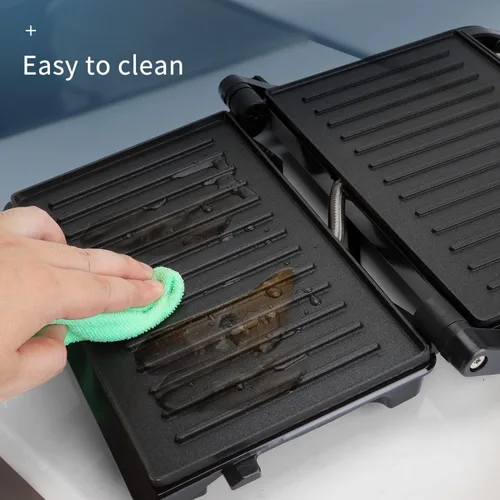 Miniatura 6 de Aigostar Panini Press Grill Sandwichera y hervidor eléctrico pequeño 1L 1100W