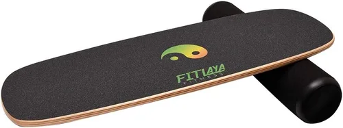 Miniatura 7 de Fitlaya Fitness Equipo de entrenamiento de madera para entrenamiento de fitness, hockey, patineta, surf y snowboard