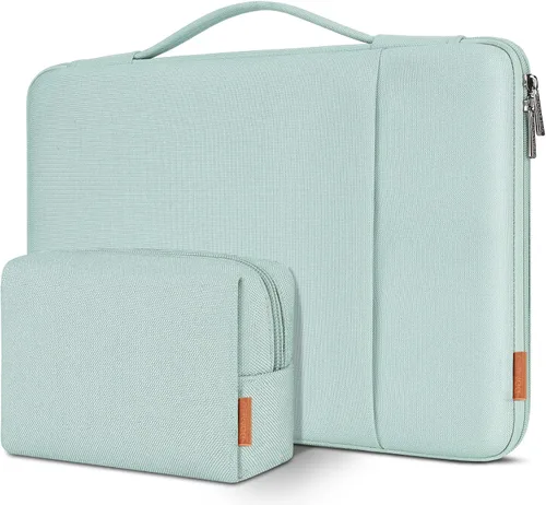 Miniatura 12 de DOMISO Funda protectora para laptop de 13 pulgadas, resistente al agua, a prueba de golpes, para MacBook Air 13, M4, M3, M2, MacBook Pro M2, M1
