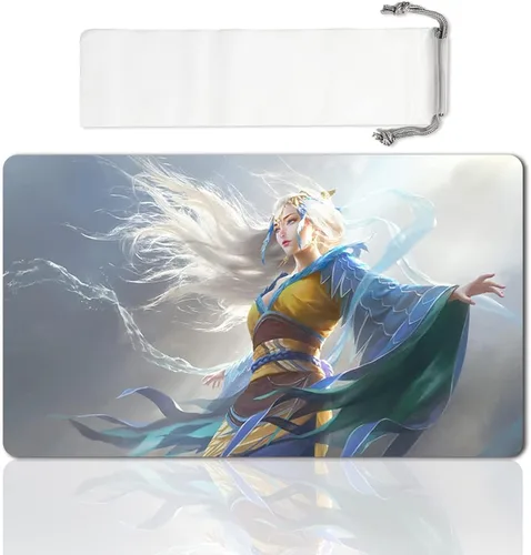 Miniatura 21 de Juego de mesa MTG Playmat Games Tamaño 60X35 cm CCG Compatible para MTG CCG RPG Juego de cartas coleccionables (Ajani Steadfast)