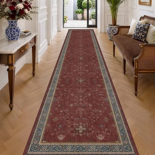 Miniatura 207 de Alfombra Boho Negra para Sala de Estar - Alfombra de Área Lavable de 10x14 Pies, Alfombras de Comedor para Debajo de la Mesa, Alfombra Suave de Pelo