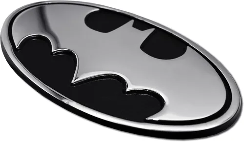 Miniatura 4 de Elektroplate Emblema de superhéroe ovalado de Batman de DC Comics con licencia oficial para automóviles, camiones y todos los automóviles, ajuste