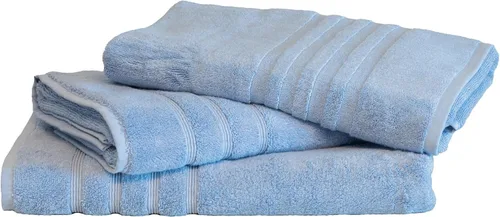 Miniatura 33 de Mosobam Juego de 4 toallas turcas de lujo de 35 x 70 pulgadas, color gris claro (gris), viscosa de bambú de 24.69 oz/m² y algodón peinado turco