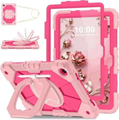 Miniatura 22 de WESOROL Funda para Samsung Galaxy Tab S10 Lite/S10 FE/S9 FE/S9 10.9/11 pulgadas (2025/2023), Funda para Tableta Galaxy Tab S9 a prueba de golpes