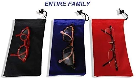 Miniatura 6 de Bolsa de microfibra para gafas de sol de alta calidad con cierre de resorte