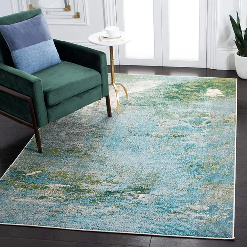 Miniatura 15 de SAFAVIEH Madison Collection - Alfombra de pasillo de 2 pies 2 pulgadas x 6 pies, beige y gris, no desprende pelusa y de fácil cuidado