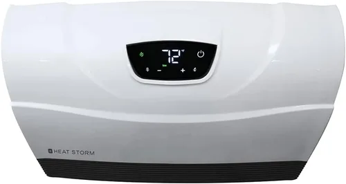 Miniatura 2 de Calentador de Espacio Infrarrojo Heat Storm Phoenix con Patas Desmontables, Control Remoto, Eficiente Energéticamente-750-1500 Vatios, Blanco