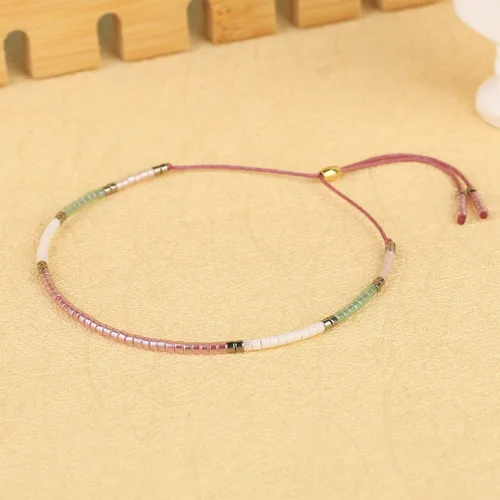 Miniatura 3 de KELITCH 10 pulseras elásticas de la amistad con borlas