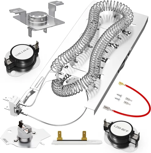 UPGRADE 3387747 WP3387747 Reemplazo del elemento calefactor para secadora Whirlpool Cabrio Kenmore He2 Kenmore Elite He3 Maytag GEW9250PW0