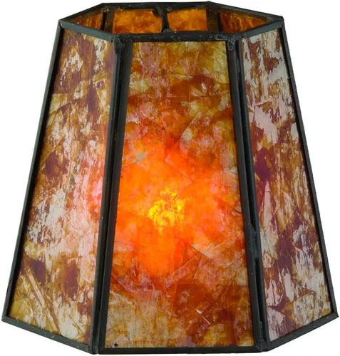 Miniatura 2 de B&P Lamp® Supply - Panel de mica, mini pantalla hexagonal