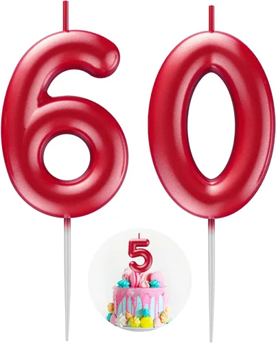 Miniatura 9 de Velas número 2 arcoíris con número 3D de feliz cumpleaños para decoración de fiesta de pastel de cumpleaños, suministros de celebración