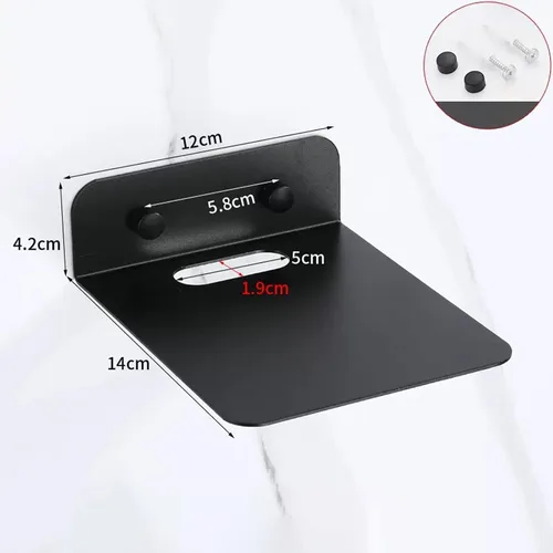 Miniatura 2 de Estante de pared flotante Router Set-top box Proyector Reproductores de DVD Estante consola de TV Soportes de TV Dormitorio Sala de estar Sala