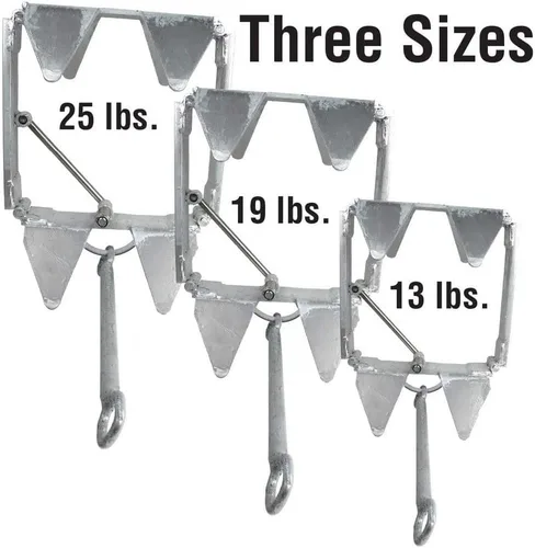 Miniatura 5 de Seachoice Anclaje plegable de acero galvanizado en caliente