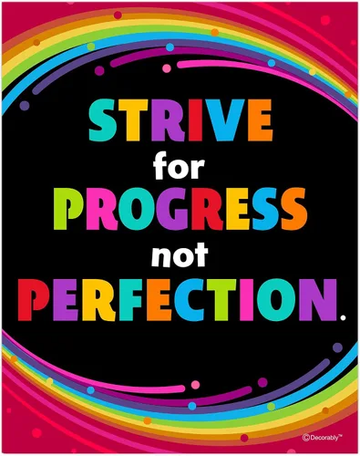 Miniatura 2 de Decorably 15 carteles motivacionales de pizarra para niños, 11 x 14 pulgadas, laminado mate, decoración de pared motivacional para aulas, tablones