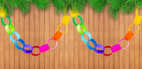 Miniatura 4 de Mighty Bright - Tiras de cadena de papel, 1 x 8 pulgadas, 180 unidades, varios