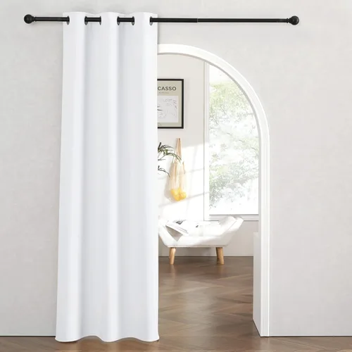 Miniatura 74 de RYB HOME - Cortinas extra largas con bloqueo de luz, persianas opacas insonorizadas para privacidad para cine en casa, oficina, fondo de patio, sala