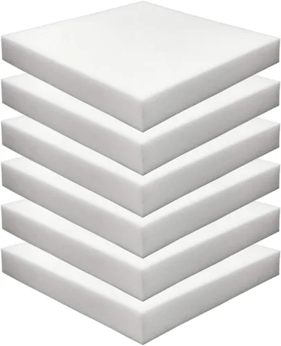 Miniatura 11 de Foamma 1 paquete de espuma de tapicería de alta densidad de 2 x 18 x 18 pulgadas, cojín cuadrado de espuma para sillas de comedor, reemplazo