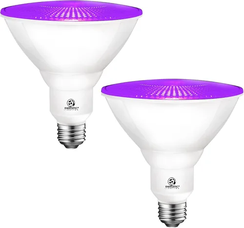 Miniatura 9 de Energetic - Bombilla LED Par38 roja para exteriores, 16 W (equivalente a 90 vatios), regulable, base E26, para Navidad, Halloween, decoración