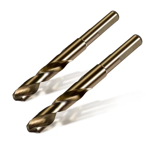 Miniatura 18 de Juego de brocas de cobalto de 1/4 de pulgada, brocas helicoidales M35 Jobber, adecuadas para perforar en metal duro, acero inoxidable, hierro