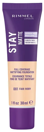 Miniatura 18 de Rimmel London Stay Matte Liquid Mousse - 305 Buff - Base, ligera, control del brillo, sin aceite, 1 oz