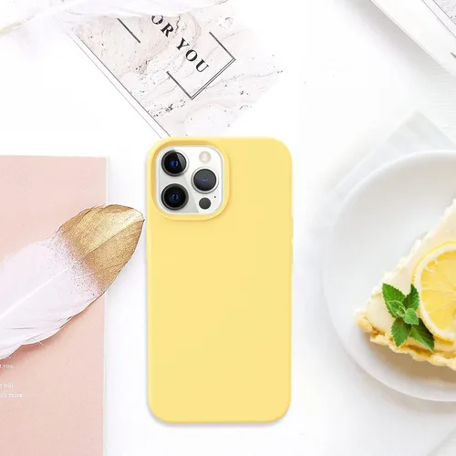 Miniatura 260 de GUAGUA Funda compatible con iPhone 17 Pro Max de 6.9 pulgadas, silicona líquida, goma de gel suave, delgada, forro de microfibra delgada