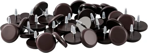 Miniatura 15 de Furniture Glides Sliders-Furnigear PTFE (teflón) para mover patas de silla, deslizadores para alfombras y superficies de madera dura, mueve tus