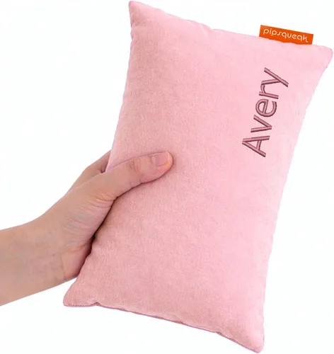 Miniatura 25 de Almohada de microfibra Pipsqueak - Pequeña, Mini, Pequeño - 27.9 x 17.8 cm - Perfecta para viajes, autos, aviones, camping, perros, niños pequeños