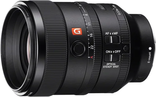 Sony SEL100F28GM 3.937 in f2.8 Lente de cámara con teleobjetivo mediano Fijo, Negro (renovado)