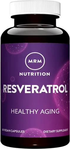 MRM Nutrition Resveratrol 100mg - Para mujeres y hombres - Suplemento antioxidante natural Trans-Resveratrol para la salud celular, apoyo al