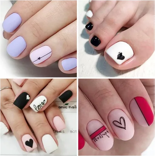 Miniatura 4 de TBRZTR 12 hojas de calcomanías de uñas para el día de San Valentín, diseño de torre de amor, diseño de paraguas, calcomanías de transferencia