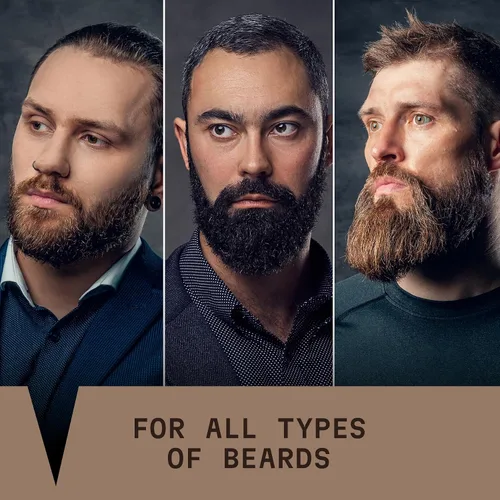 Miniatura 5 de Striking Viking Jabón/champú para barba de sándalo para hombres, 17 onzas, sin parabenos ni sulfatos, aceite de jojobal para todo tipo de barba