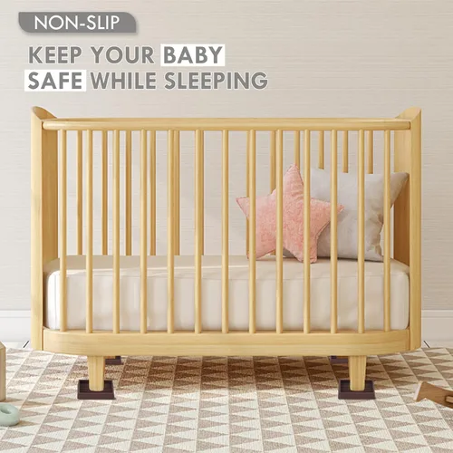 Miniatura 7 de VOCOMO Copas de goma de 2 x 2, almohadillas antideslizantes para muebles, agarre antideslizante, pies antideslizantes para muebles, protector