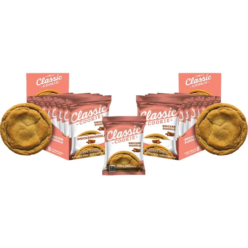 Miniatura 16 de Galletas Classic Cookie suaves horneadas con relleno de crema y galleta, hechas con chips de crema blanca Hershey's® Premier, 2 cajas, 16 galletas