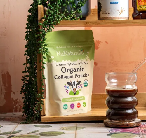 Miniatura 4 de Nunaturals Péptidos orgánicos de colágeno, 14 oz
