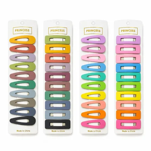 Pasadores pequeños mate para mujeres y niñas, B.PHNE clip de cabello con cierre de 2.1 pulgadas para cabello grueso o fino, lindos colores neutros y