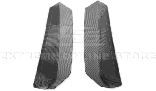 Miniatura 9 de Repuesto para modelos Chevrolet Corvette C8 2020 Par de mimbres adicionales de alerón de tapa trasera de maletero estilo Z51