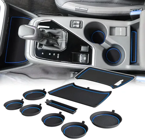 Miniatura 14 de Auovo Insertos para Portavasos Compatibles con Accesorios Subaru Crosstrek 2024 2025 2026 Impreza Accesorios para Auto Almohadillas de Portavasos