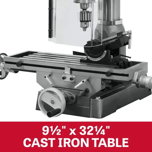 Miniatura 3 de JET Taladro de molino de 18 pulgadas, descarga de potencia, 2 HP, 230V 1Ph (modelo JMD-18PFN)