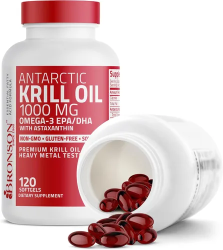 Miniatura 6 de Suplemento Antarctic Krill Oil de 0.035 onzas, de Bronson , No Model, 1