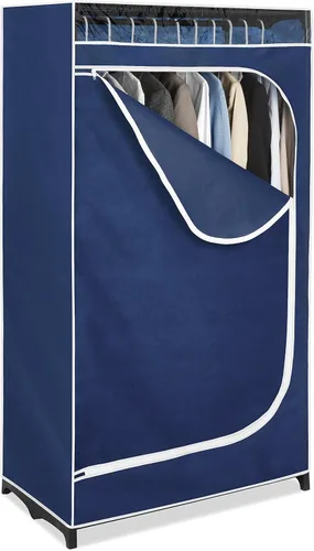 Miniatura 11 de Whitmor Armario de ropa portátil extra ancho - 60 pulgadas de ancho - Almacena ropa de temporada - Gris