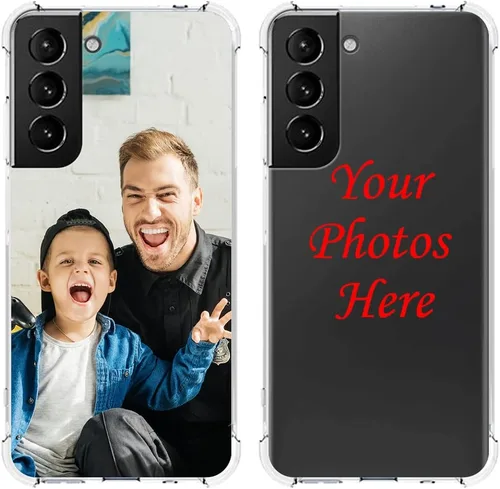 Funda personalizada para teléfono compatible con Samsung Galaxy S22 5G, funda de fotos con parachoques de poliuretano termoplástico, ultrafina,