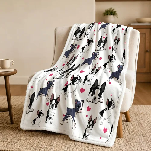 Miniatura 51 de BlessLiving Shetland - Manta mullida de perro pastor para niños y adultos, manta de forro polar con diseño de perro pastor Shetland, manta sherpa