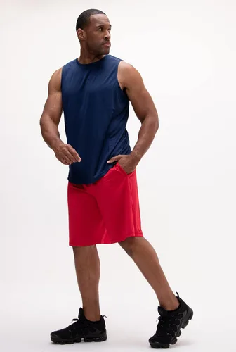 Miniatura 5 de DEVOPS Paquete de 2 pantalones cortos de gimnasio de entrenamiento de 10 pulgadas con bolsillos para hombre