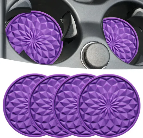 Miniatura 12 de Posavasos para automóvil, portavasos universales impermeables y antideslizantes para automóviles, accesorios para el interior del automóvil, a