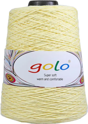 Miniatura 14 de golo Hilo de cono de lana para tejer 8.8oz 400yd 100% hilo de lana para tejer a mano 401-Blanco