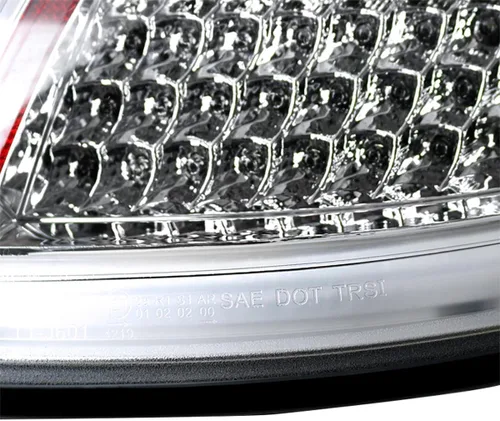 Miniatura 6 de Spec-D Tuning Luces traseras LED cromadas compatibles con Porsche 911 997 Carrera/Carrera 4 / Carrera S/Carrera 4S / Targa 4 / Targa 4 / Targa 4S