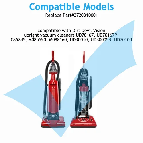 Miniatura 4 de MULTIM Correas de repuesto para aspiradora compatibles con aspiradora vertical Dirt Devil Style 4/5 Featherlite/Powerlite/Swivel Glide/Power Max Pet