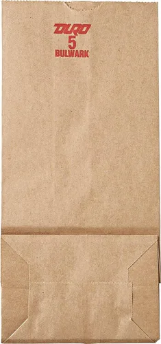 Miniatura 2 de BAGGX5500-5# Bolsa de papel natural extra resistente 500/paquete